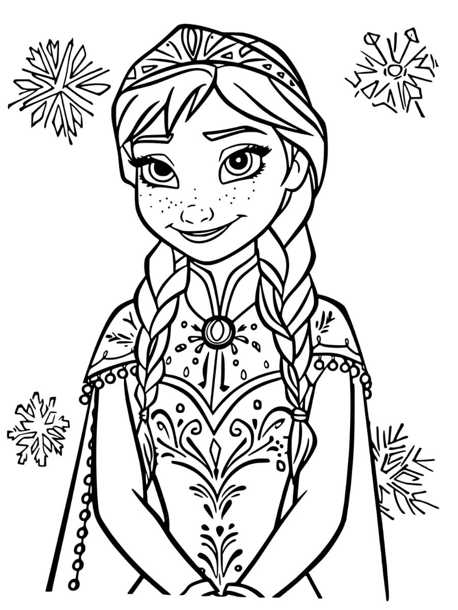 princesse anna coloriage princesse anna coloriage